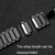 For Huawei Watch GT4 46mm One Bead Butterfly Buckle Stainless Steel Metal Watch Band(Silver)