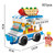 LELE BROTHER Children Assembling Mini City Street Scene Building Blocks, Style: 8613-5 Hot Dog Bread Car