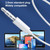 WK YA09 SHQ Series 3.5mm Music Semi-in-ear Wired Earphone (White)