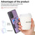 For Xiaomi Redmi Note 11 Pro+ Retro Skin-feel Ring Multi-card Wallet Phone Case(Purple)