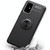 For Galaxy S20 Ultra Lenuo Shockproof TPU Case with Invisible Holder(Red)