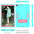 For Galaxy Tab A 10.1 (2019) T510 Contrast Color Silicone + PC Combination Case with Holder(Aqua + Rose Red)