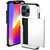 For iPhone 13 Shockproof Armor Protective Case with Slide Card Slot(White)