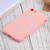 For iPhone SE 2022 / SE 2020 / 8 / 7 Silicone Full Coverage Shockproof Magsafe Case(Pink)