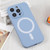 For iPhone 14 Pro Liquid Silicone Magsafe Phone Case (Gray Blue)
