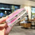 For iPhone 12 Pro Max Gilt Marble Magsafe Phone Case(Pink)