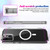 For iPhone 13 mini Magsafe Case Simple Magnetic Ring All-inclusive Clear Crystal Acrylic PC +TPU Shockproof Case (Transparent)