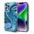 For iPhone 8 Plus / 7 Plus Marble Pattern Phone Case(Navy Blue White)
