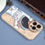 For iPhone 12 Pro Max Spaceman Binoculars Phone Case(Beige)