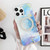 For iPhone 15 Plus Dual-side IMD Marble Magsafe Phone Case(Dark Blue)