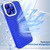 For iPhone 13 Pro Hollow Heat Dissipation TPU Phone Case(Blue)