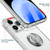 For iPhone 13 mini Ring Holder TPU Phone Case(Transparent)