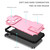 For iPhone 15 Pro Stereoscopic Holder Sliding Camshield Phone Case(Pink)