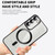 For Samsung Galaxy S21 5G CD Texture Plating TPU MagSafe Phone Case with Lens Film(Brown)