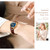 OLEVS 6898 Women Fashion Waterproof Dual Calendar Quartz Watch(Brown White)