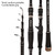 Carbon Telescopic Luya Rod Short Section Fishing Throwing Rod, Length: 2.7m(Curved Handle)