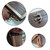 Multifunctional Artist Writer Brush Tool Storage Wooden Box(Khaki)