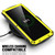 For Samsung Galaxy S21 Ultra 5G R-JUST Shockproof Waterproof Dust-proof Metal + Silicone Protective Case with Holder(Yellow)