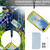 For Samsung Galaxy S21 Ultra 5G R-JUST Shockproof Waterproof Dust-proof Metal + Silicone Protective Case with Holder(Yellow)