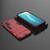 For Vivo V17 (India) Shockproof PC + TPU Protective Case with Invisible Holder(Red)