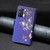 For Xiaomi Redmi Note 11 Pro International Colored Drawing Pattern Zipper Leather Phone Case(Purple Butterfly)