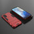 For Galaxy S20 Shockproof PC + TPU Protective Case with Invisible Holder(Red)