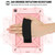 For Galaxy Tab A 10.1 (2019) T510 Contrast Color Silicone + PC Combination Case with Holder(Rose Gold)
