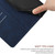 For iPhone 14 Pro Max Stitching Embossed Leather Phone Case(Blue)