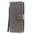 For OPPO A7 / A5s Pressed Printing Sunflower Pattern Horizontal Flip PU Leather Case with Holder & Card Slots & Wallet & Lanyard(Gray)