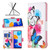 For For Xiaomi Redmi Note 12S 4G / Note 11 Colored Drawing Pattern Leather Phone Case(Butterflies)