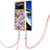 For Xiaomi Poco X4 Pro 5G Electroplating IMD TPU Phone Case with Lanyard(Pink Scales)