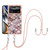 For Xiaomi Poco X4 Pro 5G Electroplating IMD TPU Phone Case with Lanyard(Pink Scales)