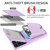 For Samsung Galaxy S21 Ultra 5G Crossbody Lanyard Zipper Wallet Leather Phone Case(Purple)