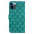 For iPhone 12 Pro Max Double 8-shaped Embossed Leather Phone Case(Green)