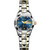 JIN SHI DUN 8813 Fashion Waterproof Luminous Automatic Mechanical Watch, Style:Women(Silver Gold Blue)