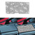 For Ford Mustang 2009-2013 Car Water Cup Storage Box Panel Diamond Decoration Sticker, Left Hand Drive
