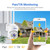 ESCAM TV114 4MP WiFi Camera Support Two-Way Voice & Night Vision & Motion Detection, Specification:AU Plug