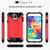 For Galaxy S5 / G900 Tough Armor TPU + PC Combination Case(Red)