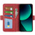 For Xiaomi 13T Dual-side Magnetic Buckle Horizontal Flip Leather Phone Case(Red)