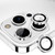 For iPhone 13 Pro / 13 Pro Max ENKAY AR Anti-reflection Individual Diamond Ring Camera Lens Glass Full Film(Silver)