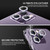For iPhone 13 Pro / 13 Pro Max ENKAY AR Anti-reflection Individual Diamond Ring Camera Lens Glass Full Film(Light Purple)