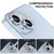 For iPhone 13 Pro / 13 Pro Max ENKAY AR Anti-reflection Individual Diamond Ring Camera Lens Glass Full Film(Sierra Blue)
