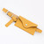PU Leather Belt for Women, with Removable Mini Phone Bag, Size:105 x 2.4cm(Yellow+Silver Buckle)