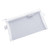 Nylon Simple Transparent Mesh Pencil Case Office School Supplies(Big White)
