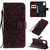 For Galaxy A51 Sun Print Horizontal Flip Protective Case with Holder & Card Slots & Wallet(Brown)