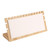 Bamboo Wood Multi-slot L-shaped Jewelry Storage Display Stand(Beige Suede)