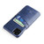 For iPhone 11 Fierre Shann Retro Oil Wax Texture PU Leather Case with Card Slots (Blue)