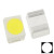 2000 PCS SMD 3528 LED Light Diode, Luminous Flux: 4-5lm (White Light)