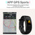 QS100 0.96 inches TFT Color Screen Smart Bracelet IP67 Waterproof, Support Call Reminder /Heart Rate Monitoring /Sleep Monitoring /Sedentary Reminder /Blood Pressure Monitoring (Blue)
