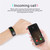 QS100 0.96 inches TFT Color Screen Smart Bracelet IP67 Waterproof, Support Call Reminder /Heart Rate Monitoring /Sleep Monitoring /Sedentary Reminder /Blood Pressure Monitoring (Blue)